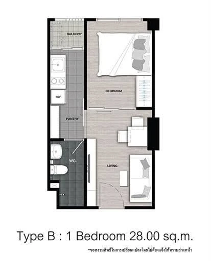 ขาย Niche ID Sukhumvit 113 ชั้น 7  ห้องอยู่ใกล้พื้นที่ส่วนกลาง ใช้งานสะดวก สนใจจองเลย