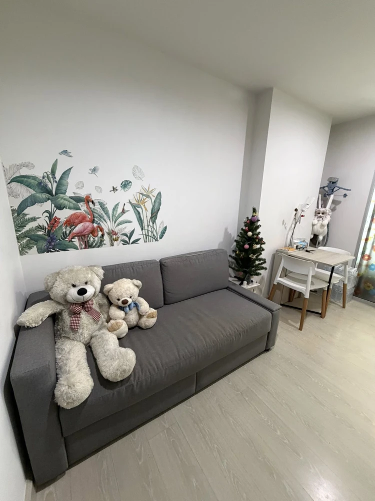 ขาย Niche id Sukhumvit 113 1 ห้องนอน 1 ห้องน้ำ เฟอร์และสิ่งอำนวยความสะดวกครบครัน หิ้วกระเป๋าเข้าอยู่ได้เลยจ้า