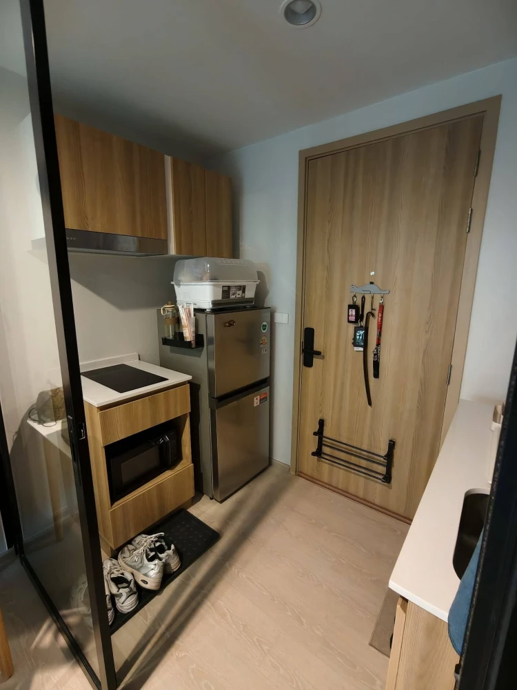 ขาย Nue connex condo donmuang  ตึก E ชั้น 1 ติดสระว่ายน้ำ ห้องพร้อมอยู่ มีเครื่องใช้ไฟฟ้าครบ