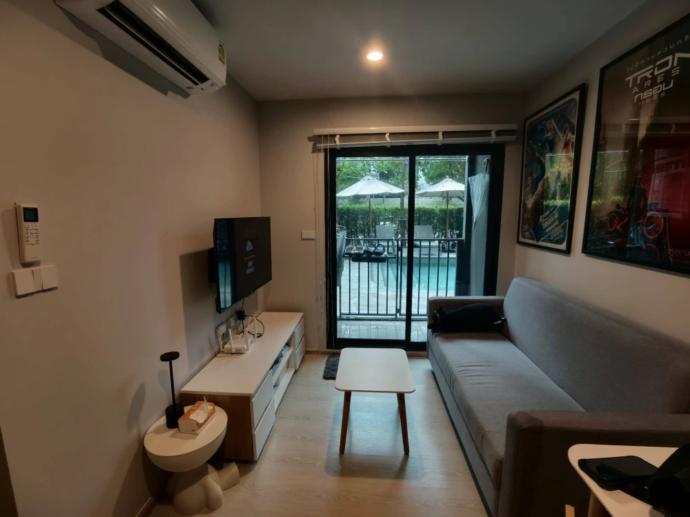 ขาย Nue connex condo donmuang  ตึก E ชั้น 1 ติดสระว่ายน้ำ ห้องพร้อมอยู่ มีเครื่องใช้ไฟฟ้าครบ