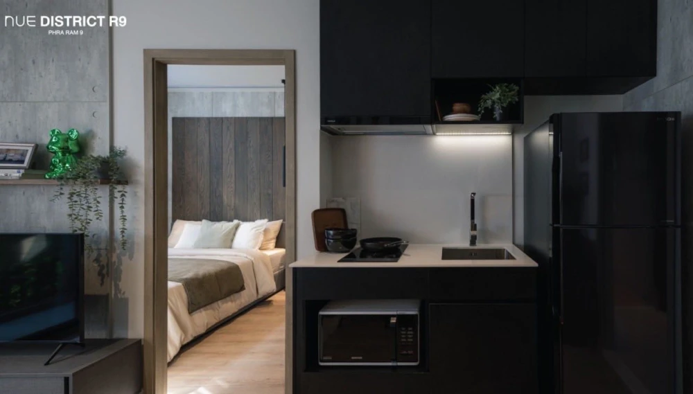 ขาย NUE District R9 ตำแหน่งห้อง วิวระเบียงหน้าตึก G ชั้น 28 สูงสุด อย่ามัวแต่มอง รีบจองเลย