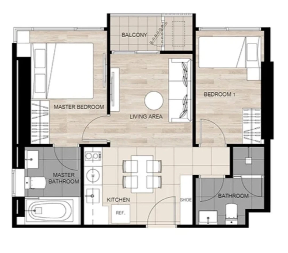 ขาย OKA Haus สุขุมวิท 36 ชั้น 16 อาคารมุม วิวแม่น้ำ เงียบสงบ พร้อมเฟอร์บิวท์อินเริ่ดๆ ห้ามพลาด