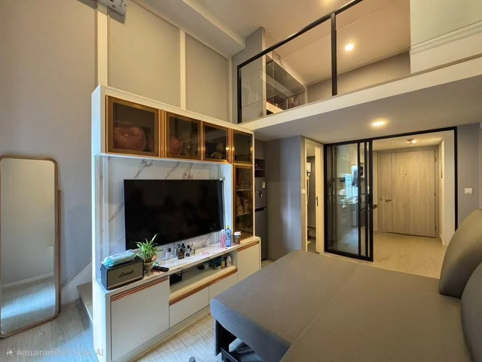 ขาย Origin plug & Play รามคำแหง ทริปเปิ้ล สเตชั่น ห้อง Duplex 2 ชั้น พร้อมเฟอร์นิเจอร์บิ้วอินหลายรายการ รีบจองเลย