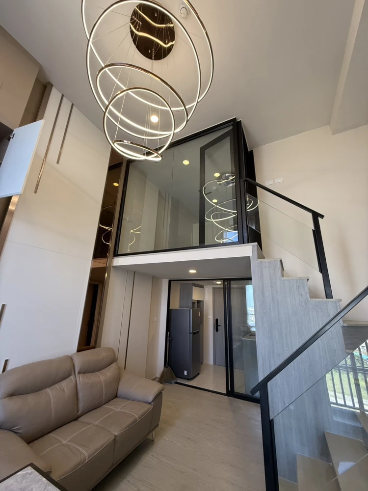 ขาย Origin Plug & Play Ramkhamhaeng Triple Station ห้องน่าอยู่ ชั้น 9วิวโล่ง มี walk-in closet แยกเป็นสัดส่วน จองเลย