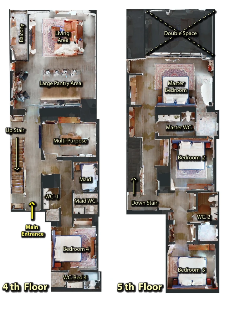 ขาย Penthouse Condominium 3 พื้นที่กว้างใหญ่มาก ให้บรรยากาศเหมือนอยู่บ้าน เหมาะกับครอบครัวขนาดใหญ่สุดๆ