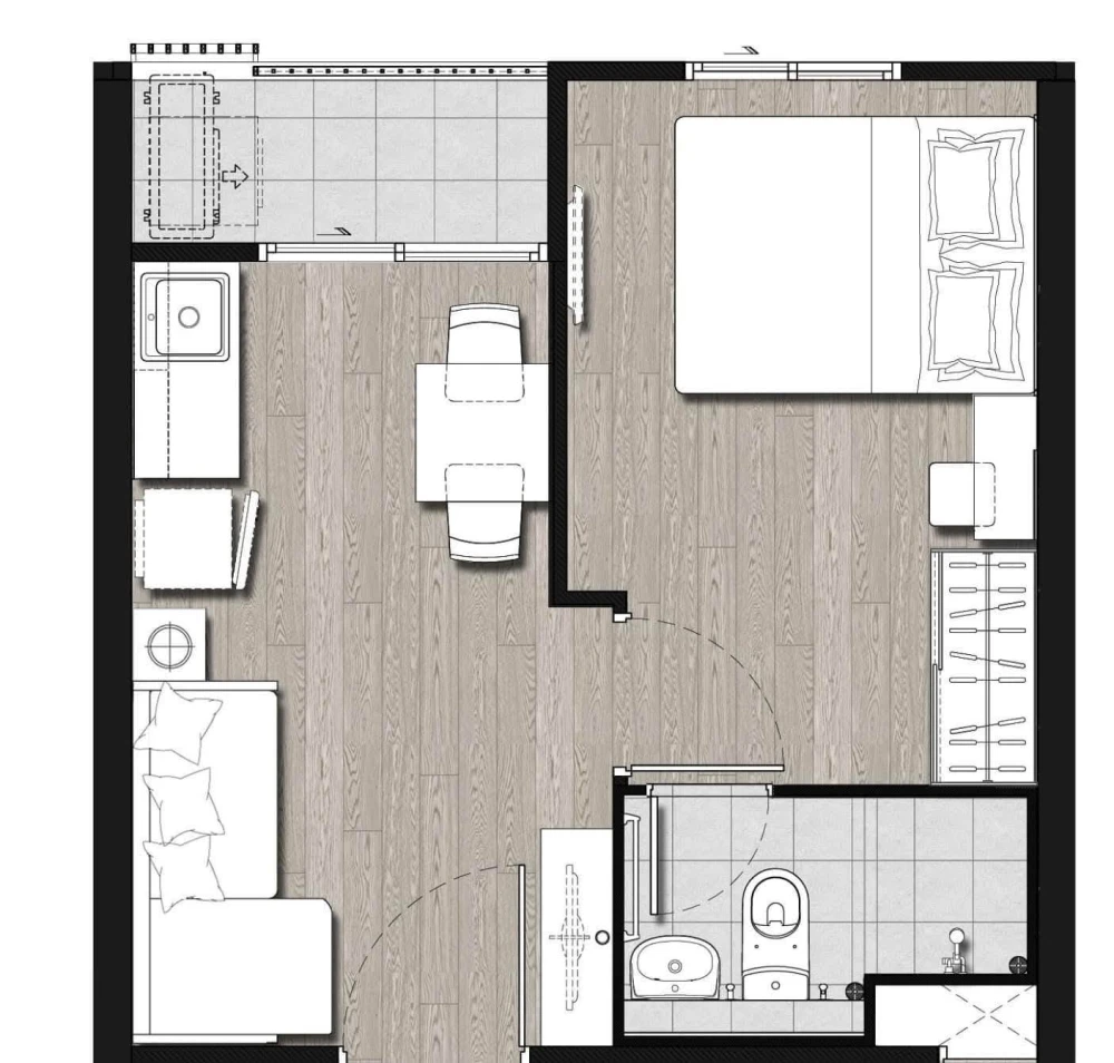 ขาย Plum Condo Central Station 1 ห้องนอน มาพร้อมส่วนกลางและสิ่งอำนวยความสะดวกครบครัน จองเลย