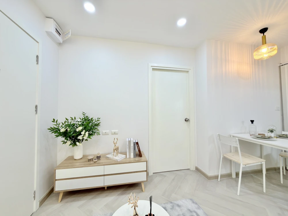 ขาย Plum Condo Chaengwattana Station เฟส 2 พื้น SPC กันชื้น กันปลวก ตู้บิ้วอิน จัดเก็บเป็นสัดส่วน ห้องสวย อบอุ่น น่าอยู่