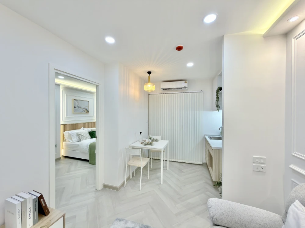 ขาย Plum Condo Chaengwattana Station เฟส 2 พื้น SPC กันชื้น กันปลวก ตู้บิ้วอิน จัดเก็บเป็นสัดส่วน ห้องสวย อบอุ่น น่าอยู่