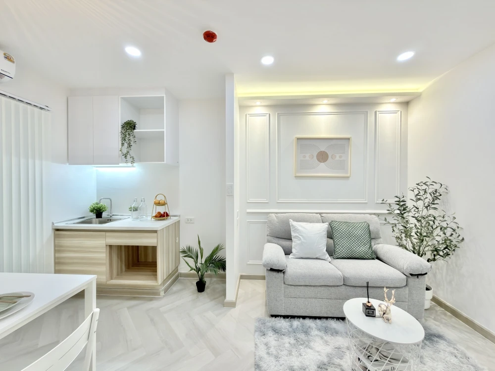 ขาย Plum Condo Chaengwattana Station เฟส 2 พื้น SPC กันชื้น กันปลวก ตู้บิ้วอิน จัดเก็บเป็นสัดส่วน ห้องสวย อบอุ่น น่าอยู่