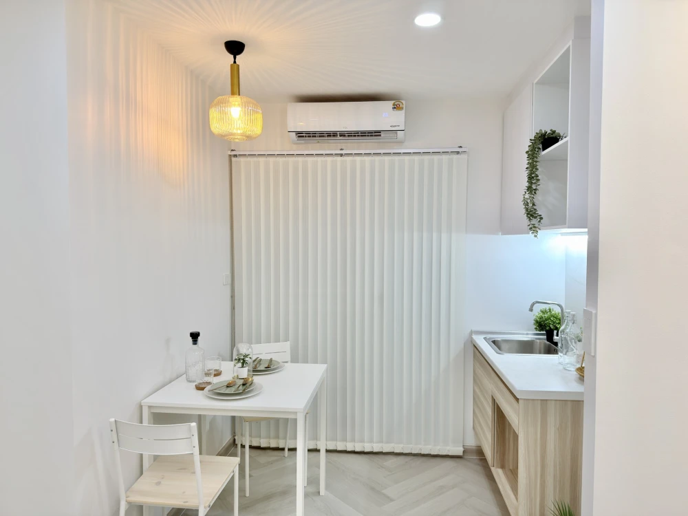 ขาย Plum Condo Chaengwattana Station เฟส 2 พื้น SPC กันชื้น กันปลวก ตู้บิ้วอิน จัดเก็บเป็นสัดส่วน ห้องสวย อบอุ่น น่าอยู่