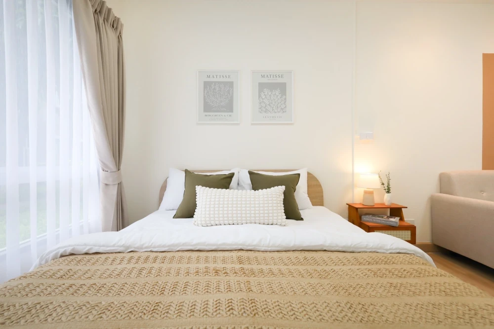 ขาย Plum Condo Ladprao 101 ห้องพร้อมอยู่ เฟอร์พร้อม โทนสีขาวสะอาดตา มาแต่ตัวเข้าอยู่ได้เลย+++