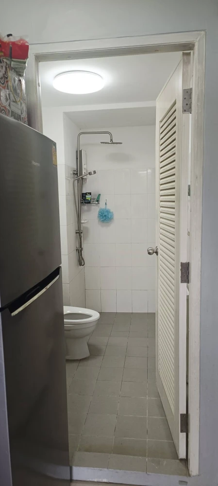 ขาย Plum Condo Nawamin ห้องชั้น 3 มาพร้อมเฟอร์นิเจอร์ครบครัน หิ้วกระเป๋าเข้าอยู่ได้เลยจ้า