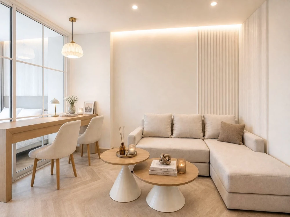 ขาย Plum Condo Nawamin ห้องน่าอยู่ เฟอร์ครบ เครื่องใช้ไฟฟ้าพร้อม จองเลย