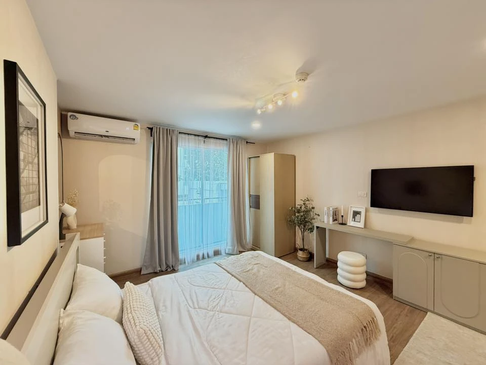 ขาย Plum Condo Paholyothin 89 ห้องน่าอยู่ ชั้น 2 ตกแต่งสไตล์มินิมอล เฟอร์นิเจอร์ครบครัน จองเลย