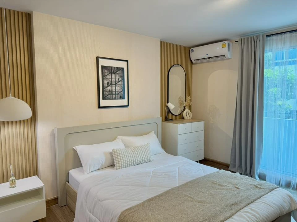 ขาย Plum Condo Paholyothin 89 ห้องน่าอยู่ ชั้น 2 ตกแต่งสไตล์มินิมอล เฟอร์นิเจอร์ครบครัน จองเลย