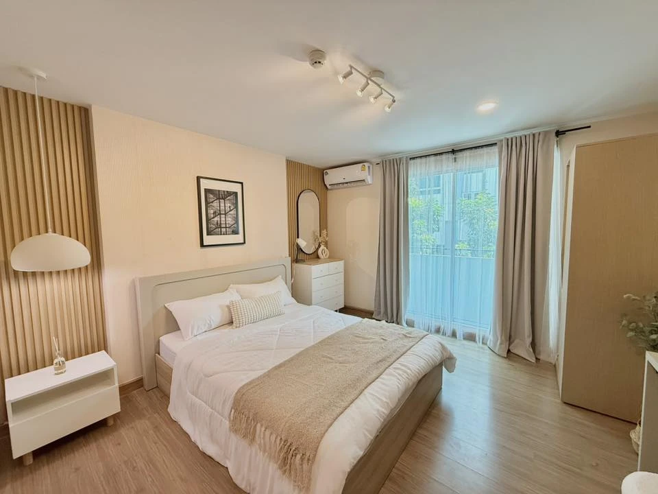 ขาย Plum Condo Paholyothin 89 ห้องน่าอยู่ ชั้น 2 ตกแต่งสไตล์มินิมอล เฟอร์นิเจอร์ครบครัน จองเลย