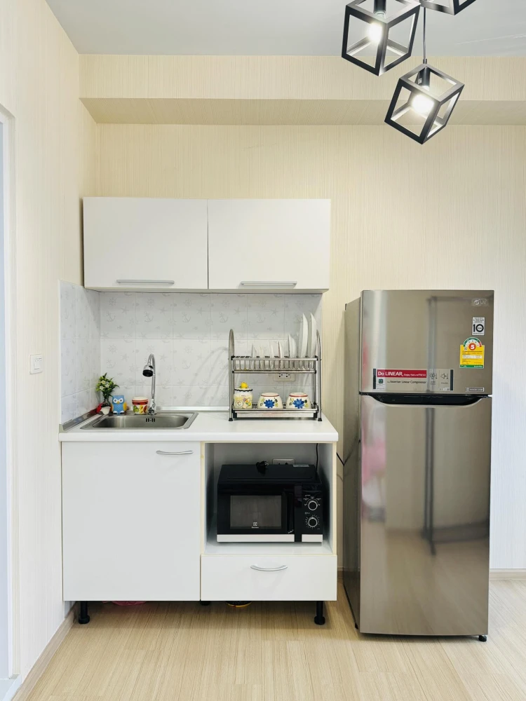 ขาย Plum Condo Samakkhi 1 ห้องนอน 1 ห้องน้ำ มาพร้อมสิ่งอำนวยความสะดวกครบครัน หิ้วกระเป๋าเข้าอยู่ได้เลยจ้า