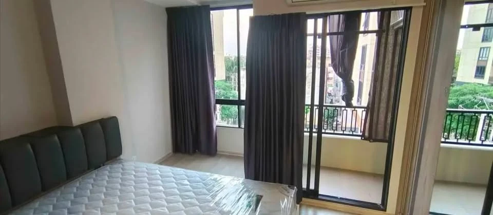 ขาย Plum Condo Saphanmai Station  เป็นห้องมุม (หัวนอนไม่ติดใคร) กั้นห้องนอนและห้องนั่งเล่นเป็นสัดส่วน ดีแบบนี้รีบจองเลย