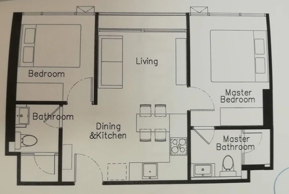 ขาย  Quintara Treehaus Sukhumvit 42 ห้องพร้อมอยู่ เฟอร์พร้อม กว้างขวางอยู่สบาย จองเลย