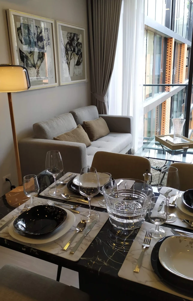 ขาย  Quintara Treehaus Sukhumvit 42 ห้องพร้อมอยู่ เฟอร์พร้อม กว้างขวางอยู่สบาย จองเลย