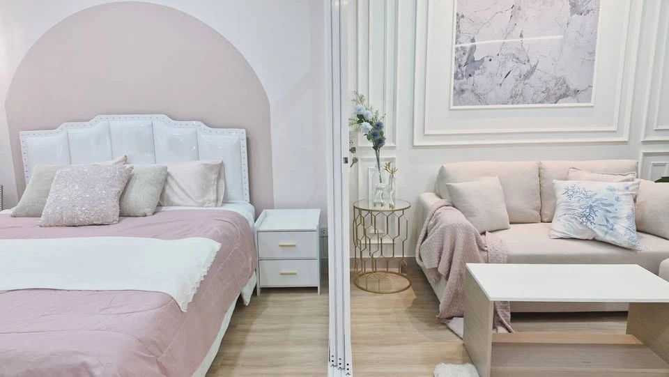 ขาย Regent Home 1 Phaholyothin 67 ห้องชั้น 4 ตกแต่งโทนพาสเทล เฟอร์ครบ ในทำเลดี จองเลย
