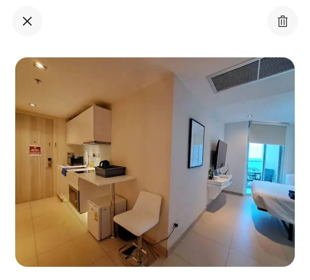 ขาย Sands Condominium ตั้งอยู่ชั้น8 ขนาด28ตารางเมตร เห็นทะเลบางส่วนที่ระเบียง ห้ามพลาด