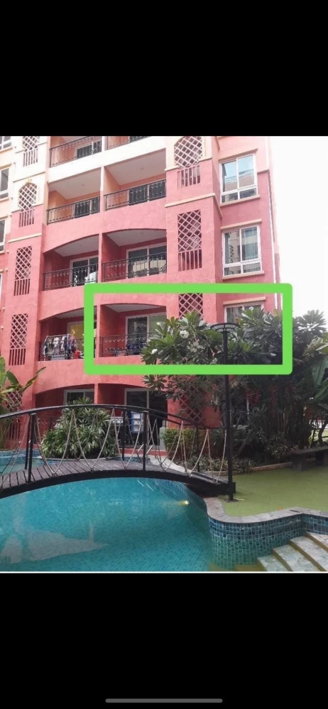 ขาย Seven Seas Condo Resort Jomtien 1 ห้องนอน 1 ห้องน้ำ ทำเลดี วิวสระว่ายน้ำ รีบจองเลยตอนนี้