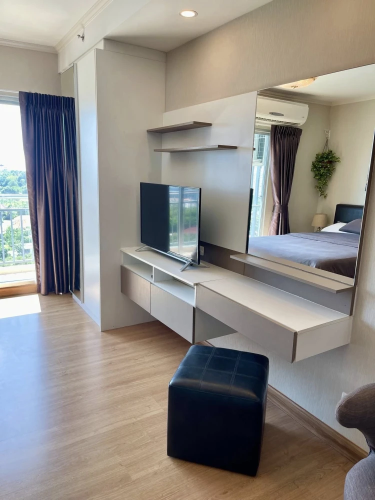 ขาย Supalai Mare Pattaya ห้องสตูดิโอ มาพร้อมเฟอร์นิเจอร์ครบครัน มองเห็นวิวทะเล ไม่บล็อค จองเลย