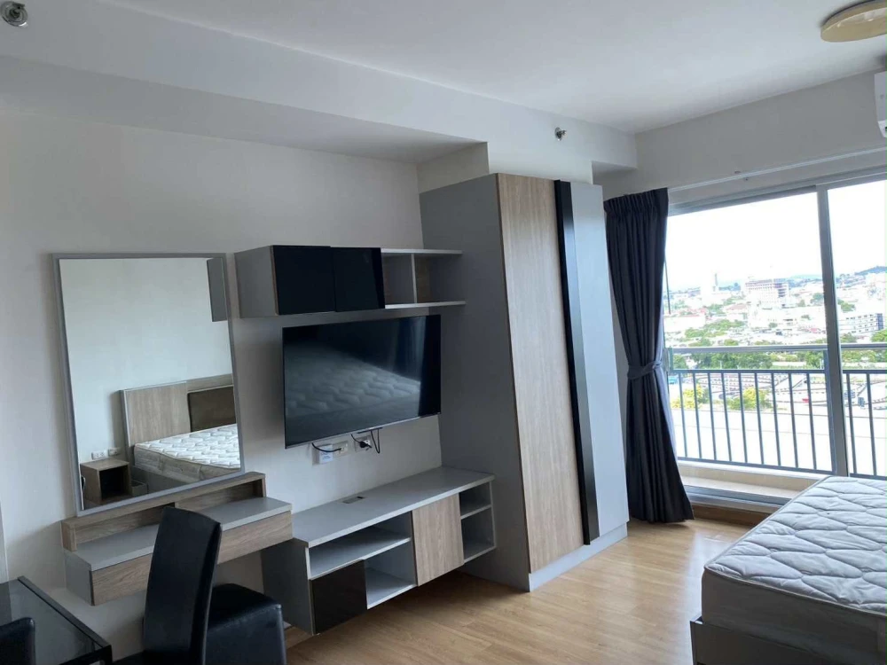 ขาย Supalai Mare Pattaya ห้องสตูดิโอ เฟอร์ครบครัน ทำเลดี มองเห็นวิวเมืองสวย จองเลย
