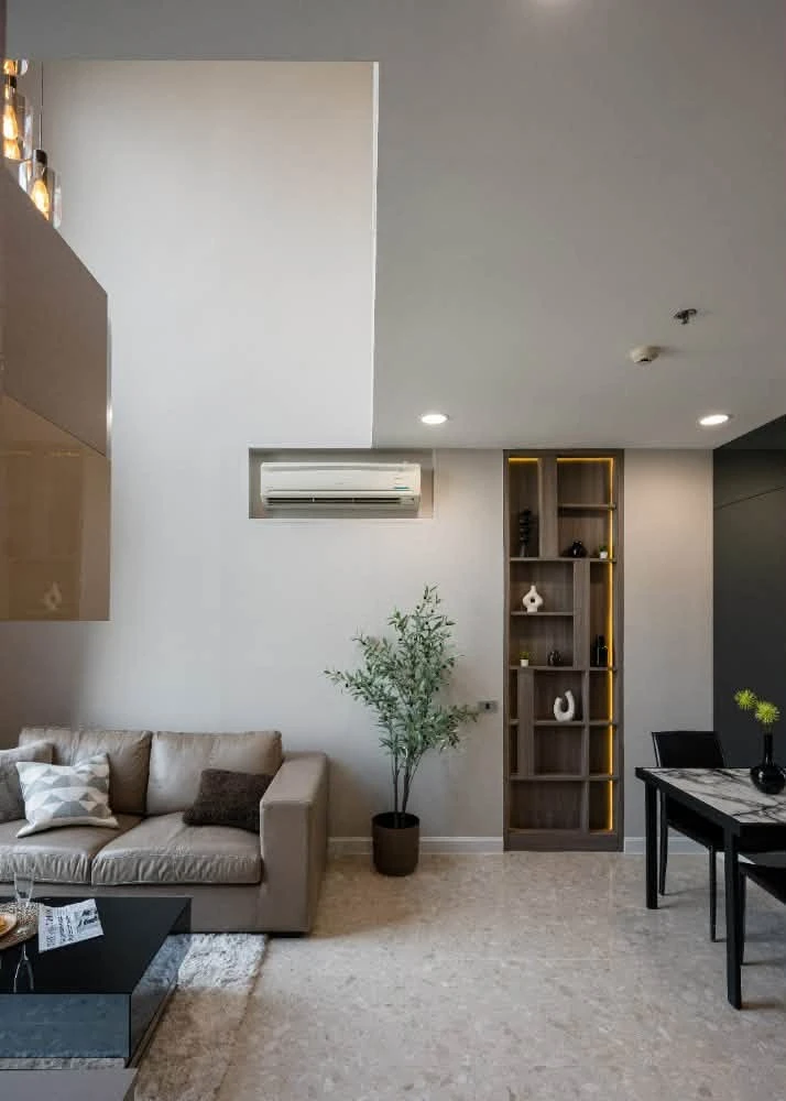 ขาย The Crest Sukhumvit 34 รูปแบบ 2 นอน Duplex Unit เพดานสูง โปร่ง โล่ง Fully Furnished จองเลย