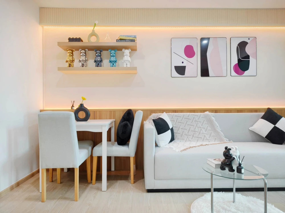 ขาย The Excel Hideaway Sukhumvit 71  ชั้น 3 อาคาร C ห้องมุม วิวสวน เฟอร์นิเจอร์ครบพร้อมเข้าอยู่