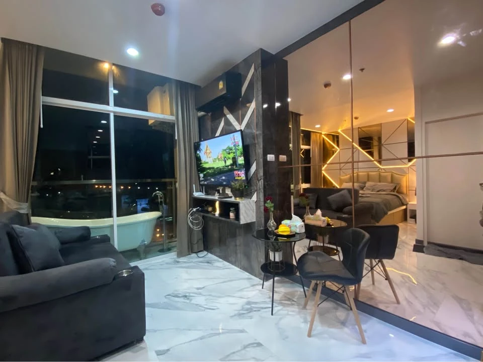 ขาย The Grand Jomtien ห้องแต่งสวยสุดปัง บิวท์อินเฟอร์นิเจอร์อย่างดี พลาดแล้วจะเสียใจ