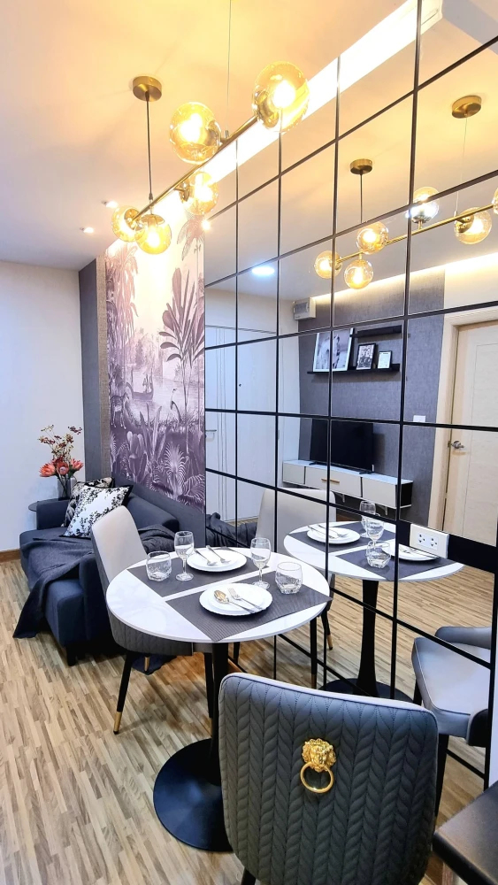 ขาย The Iris Bangya ห้องพร้อมอยู่ เฟอร์พร้อม สิ่งอำนวยความสะดวกครบ จองเลย