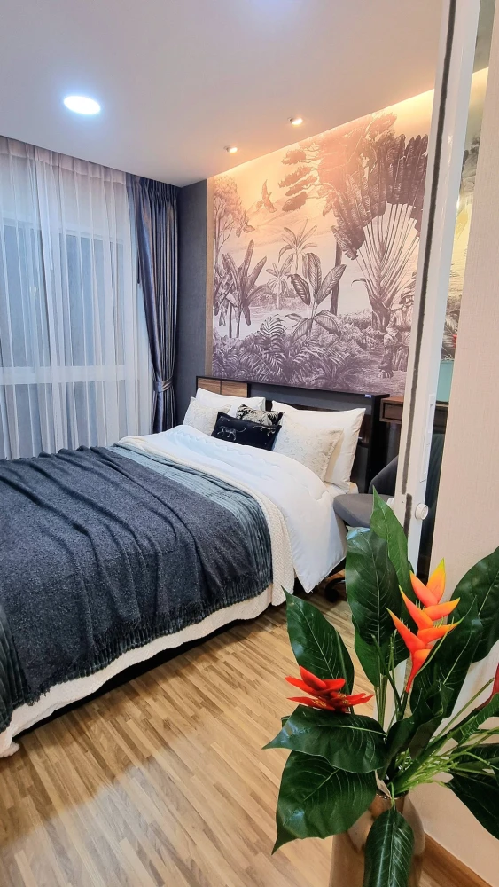 ขาย The Iris Bangya ห้องพร้อมอยู่ เฟอร์พร้อม สิ่งอำนวยความสะดวกครบ จองเลย