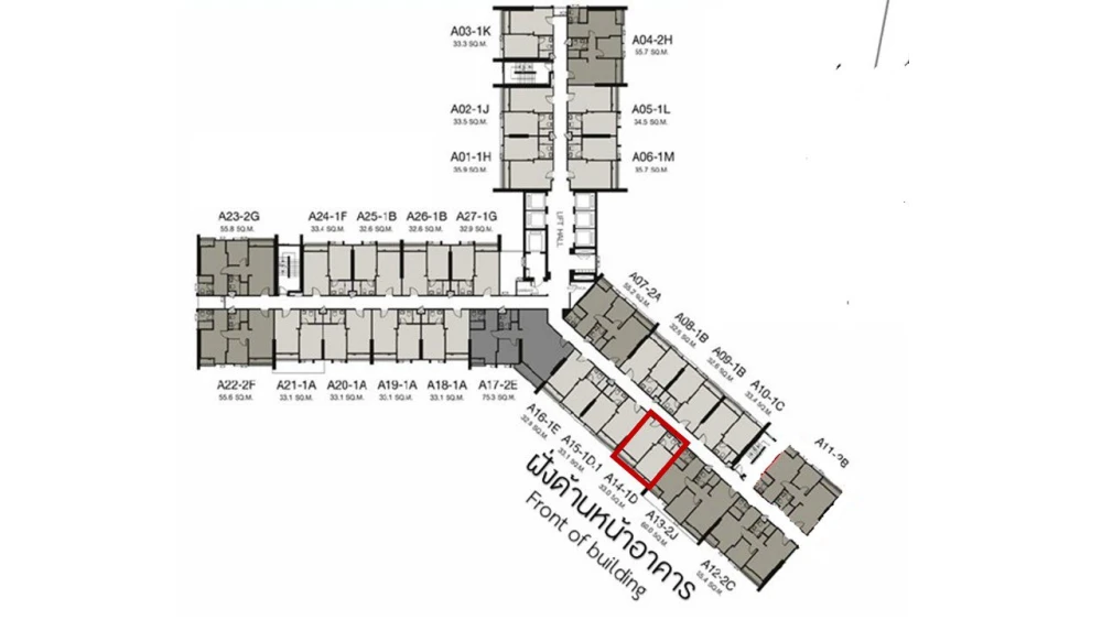 ขาย The Key Sathorn-Charoenrat ห้องอยู่สบาย ไม่อึดอัด ทำเลฝั่งด้านหน้าถนนเจริษราษฎร์ เห็นวิว สระว่ายน้ำ