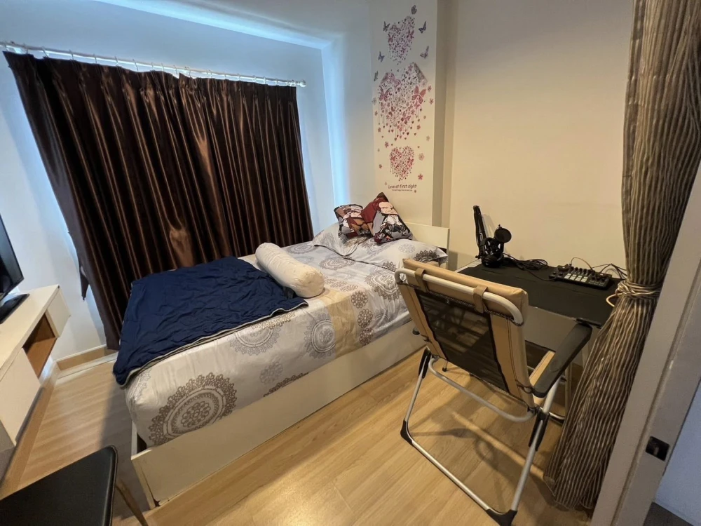 Selling 1 bedroom, 1 bathroom unit at The Kith Lite Bangkadi-Tiwanon. Fully furnished with complete amenities. Book now!