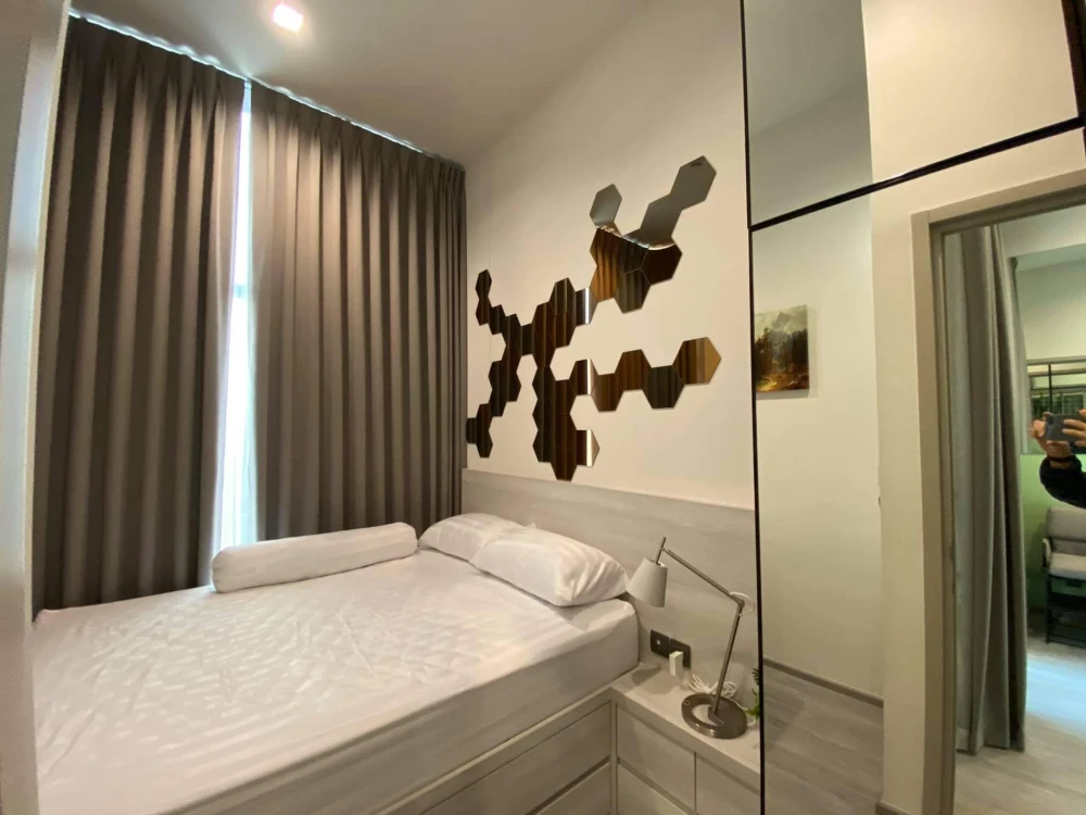 ขาย The Line Sukhumvit 101 1 ห้องนอน 1 ห้องน้ำ มาพร้อมเฟอร์นิเจอร์และเครื่องใช้ไฟฟ้าครบครัน จองเลย