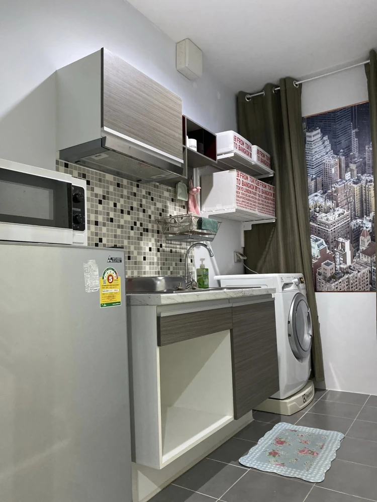 ขาย The niche mono รัชวิภา เฟอร์นิเจอร์ครบ พร้อมเครื่องใช้ไฟ ครบครัน หิ้วกระเป๋าเข้าอยู่ได้เลย