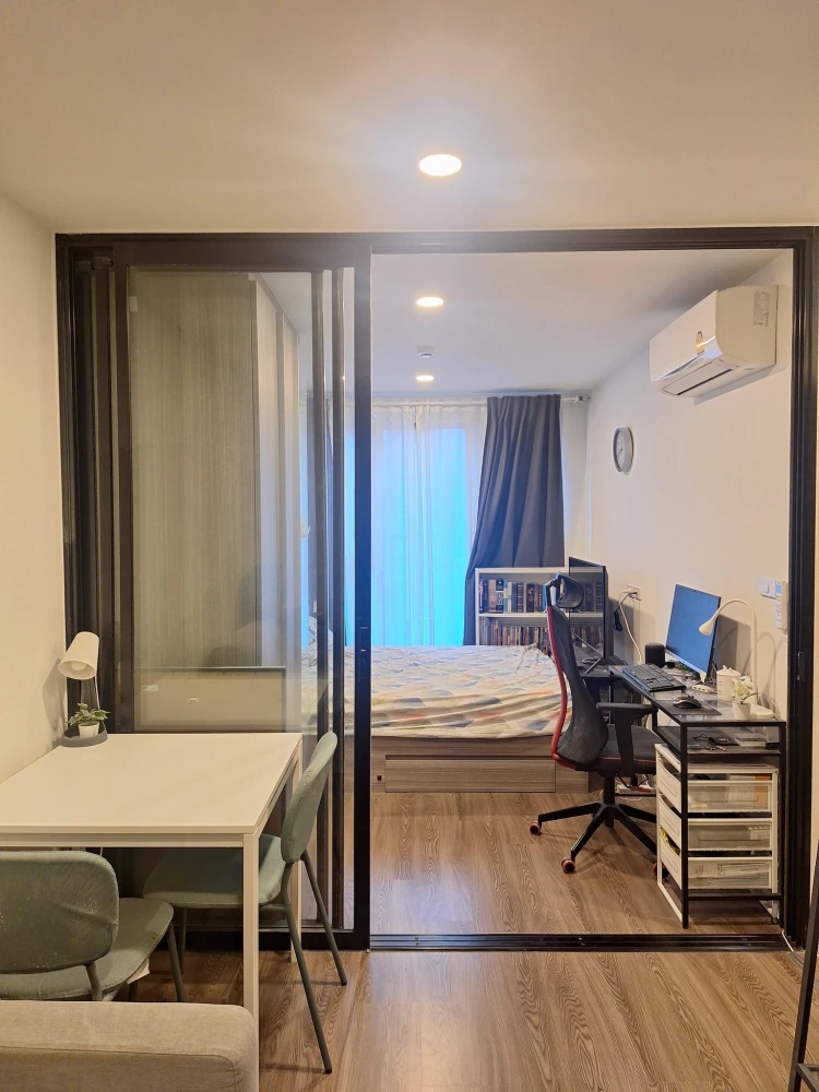 ขาย The Origin ramintra 83 station ขนาด 26 ตรม ชั้น 6 สิ่งอำนวยความสะดวกในห้องครบเซต รีบจองเลย