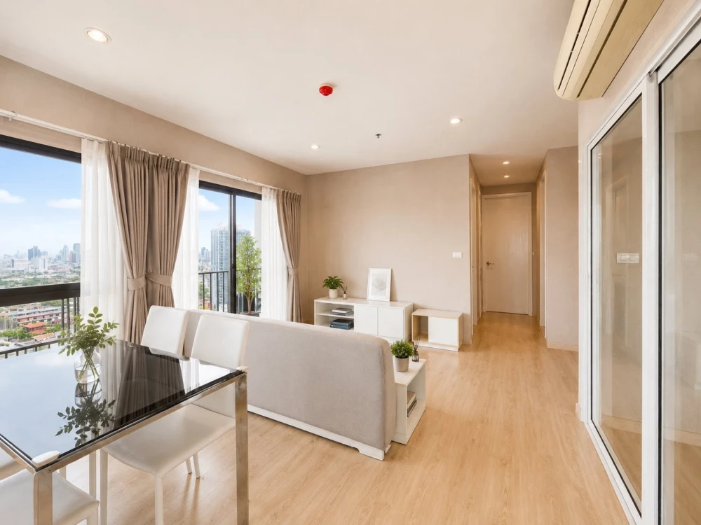 ขาย The Parkland Phetkasem-Thapra ชั้น 15 ห้องมุมมองโปร่ง แสงธรรมชาติดี ห้องกว้าง แต่งครบ รีบจองเลย