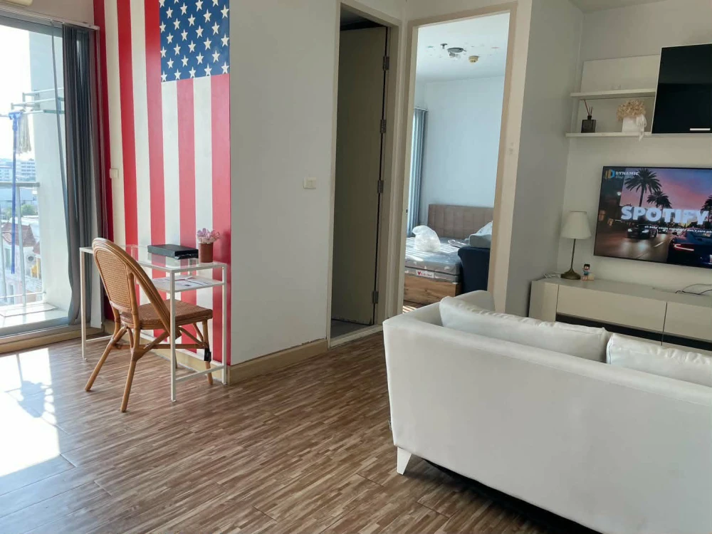 ขาย The Parkland Srinakarin ห้องน่าอยู่ เฟอร์พร้อม กว้างขวาง จองเลย