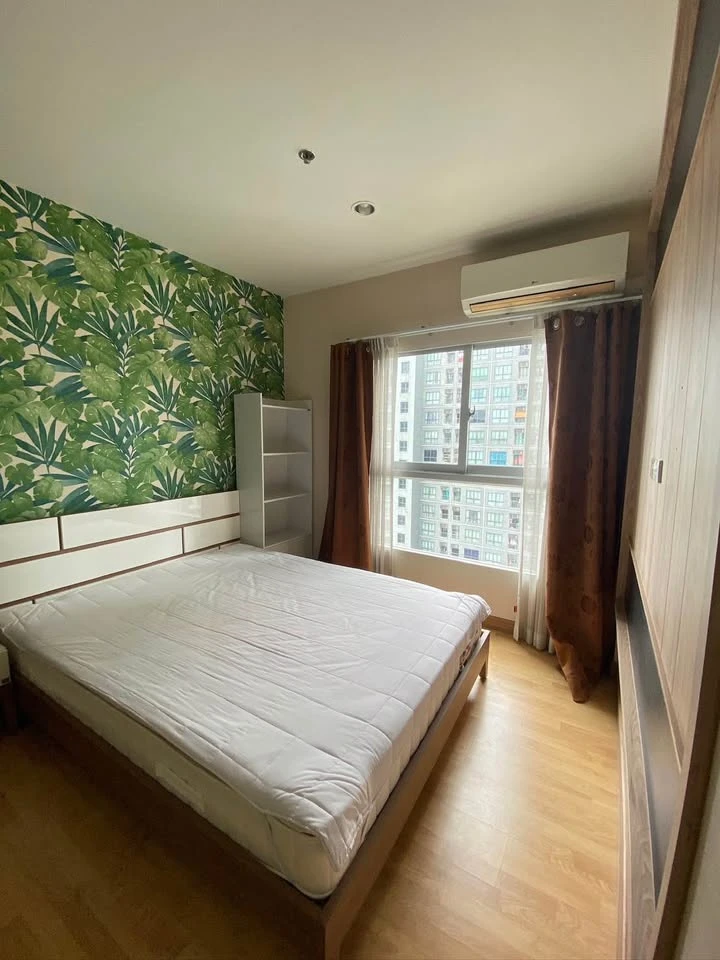 ขาย The Parkland Taksin-Thapra ห้องแต่งสวยครบครัน ติดวอลเปเปอร์อย่างดี เฟอร์นิเจอร์ครบครัน จองด่วน