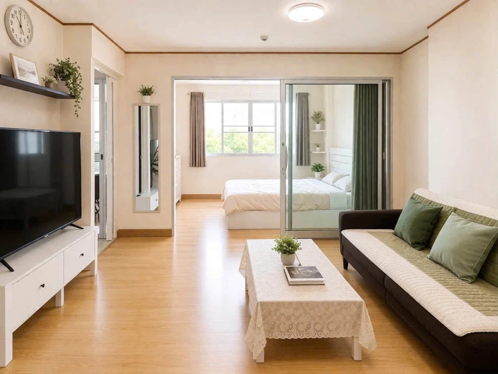 ขาย The Rise B ชั้น 6 วิวโล่ง โปร่งสบาย ห้องสวย แต่งครบ จองเลย ห้ามพลาด