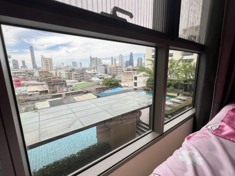 ขาย The Room Sathorn-St.Louis 1 ห้องนอน 1 ห้องน้ำ ชั้น 6 ทำเลดี มองเห็นวิวสวย ไม่บล็อค จองเลย
