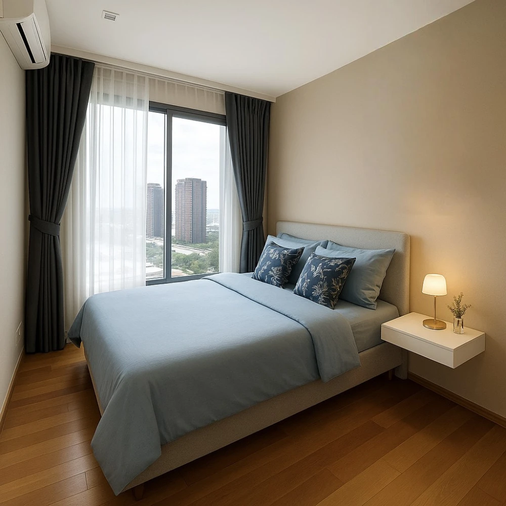 ขาย The Saint Residence  ห้องน่าอยู่ เฟอร์ + เครื่องใช้ไฟฟ้าพร้อม ดีแบบนี้รีบจองเลย+++