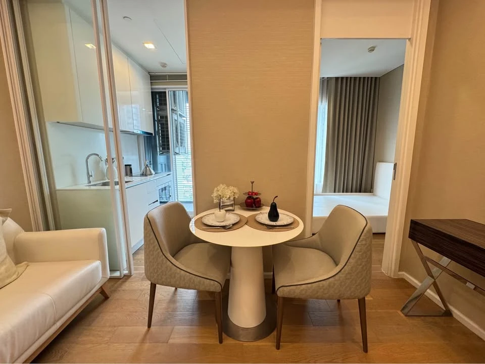 ขาย The Saint Residences 1 ห้องนอน 1 ห้องน้ำ ขนาด 30 ตร.ม. ตกแต่งฟังก์ชั่นครบ แบบนี้ต้องจอง