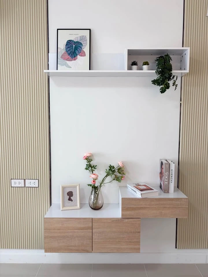 ขาย The Tree ลาดพร้าว วังหิน ห้องสไตล์มินิมอล แยกโซนครัว ครัวแบบปิด เหมาะสำหรับคนชอบทำอาหาร กลิ่นไม่เข้าห้อง