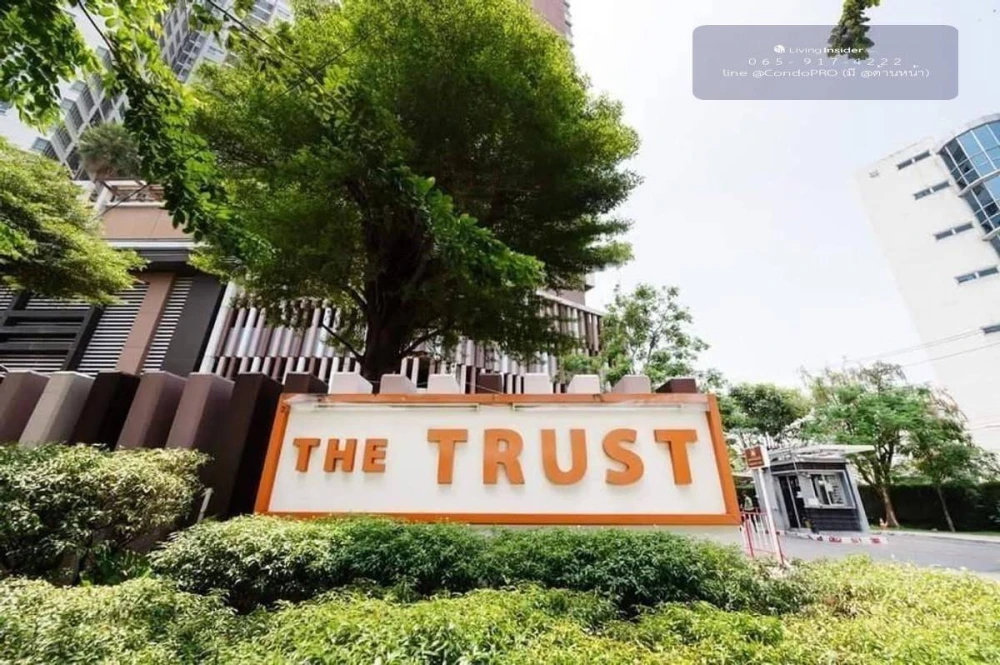 ขาย The Trust Residence Pinklao  ห้องน่าอยู่ พร้อมเฟอร์ รีบจองเลย!!