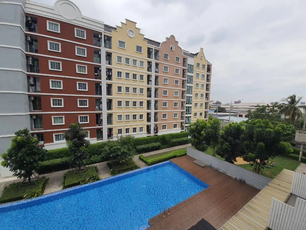 ขาย Tulip Square อ้อมน้อย อาคาร Grand (Private Zone) วิวสระว่ายน้ำขนาดโอลิมปิก ลมพัดเย็นสบายทั้งวัน บรรยากาศดีมากๆ จองเลย