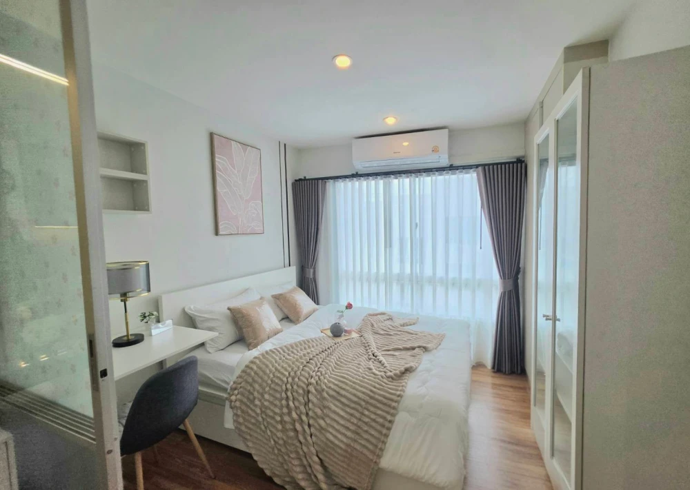 ขาย V Condo Ladkrabang ชั้น 8  วิวสระว่ายน้ำ ห้องสวย แต่งครบ จองเลย